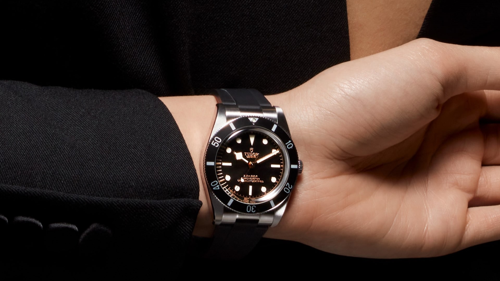 Bard: Write a detailed review of the new Tudor Black Bay 54 wrist watch.